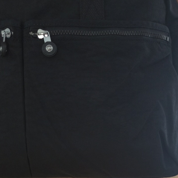 NWT Kipling Eugina Black Large Satchel Bag - Picture 5 of 16